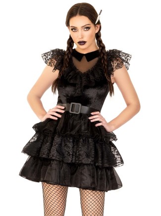 Leg Avenue Lingerie costume da Mercoledì Addams