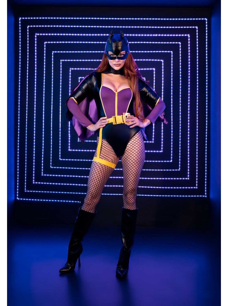 Leg Avenue cosplay Bat Woman con accessori per Halloween