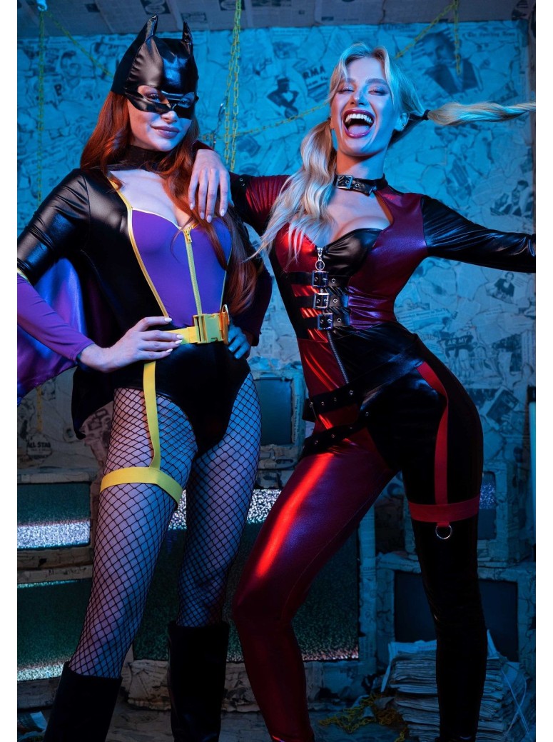 Leg Avenue cosplay Bat Woman con accessori per Halloween