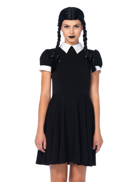 Leg Avenue costume da mercoledì Wednesday Addams Leg Avenue costume da mercoledì Wednesday Addams