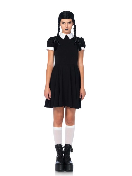 Leg Avenue costume da mercoledì Wednesday Addams Leg Avenue costume da mercoledì Wednesday Addams